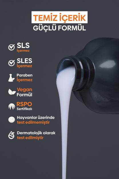 Men Nemlendirici Kremsi Vegan Duş Jeli- SLES & SLS & Paraben içermez  - 400 ML