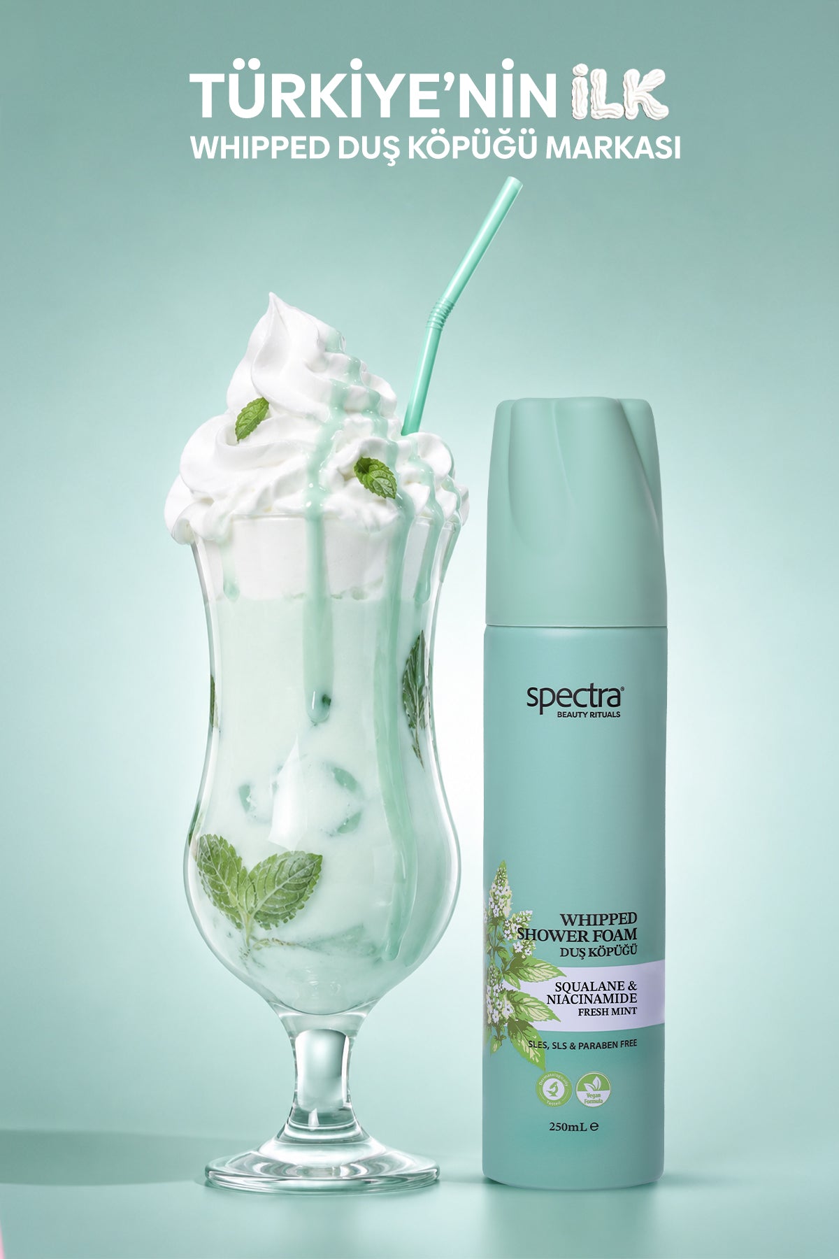 Fresh Mint 3'lü Vegan Bakım Seti - Duş Köpüğü & Vücut Losyonu & Şeker Peelingi