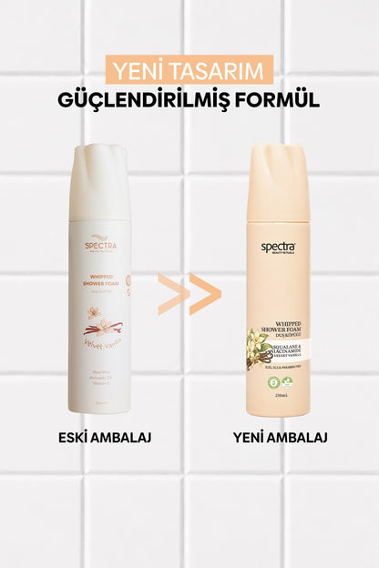 Vegan Whipped Duş Köpüğü - Velvet Vanilla - 250 ML (SLES,SLS,PARABEN FREE )