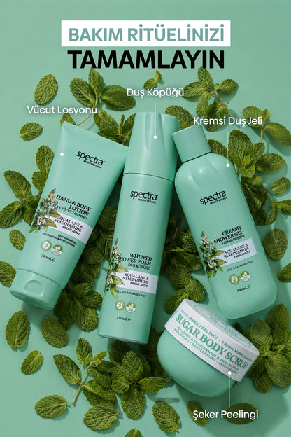 Nemlendirici ve Canlandırıcı Hızlı Emilen Vegan El ve Vücut Losyonu -Fresh Mint- 200 ML