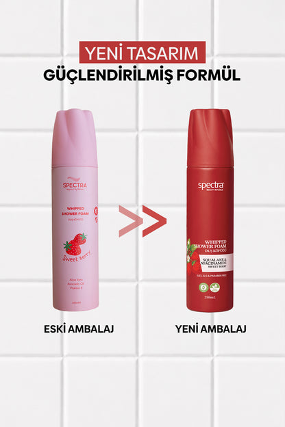 Sweet Berry Çilek Kokulu Duş Köpüğü (SLES, SLS & PARABEN FREE )  - 250 ML