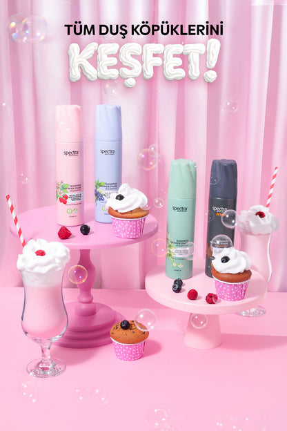 Nemlendirici ve Arındırıcı Vegan Whipped Duş Köpüğü - Raspberry&Passion Fruit - 250 ML