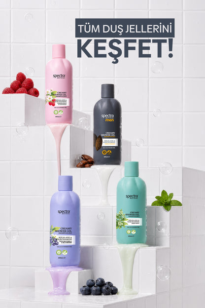 Men Nemlendirici Kremsi Vegan Duş Jeli- SLES & SLS & Paraben içermez  - 400 ML