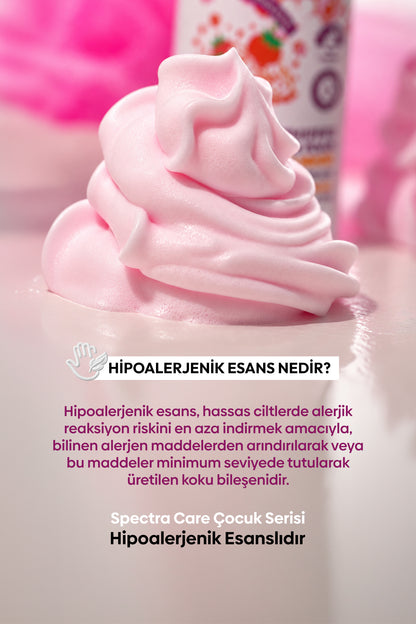 Kids Nemlendirici ve Arındırıcı Vegan Whipped Duş Köpüğü - Strawberry Milkshake - 250 ML