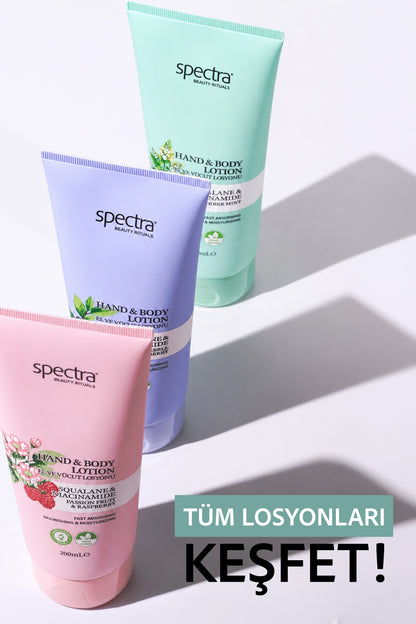 Nemlendirici ve Canlandırıcı Hızlı Emilen Vegan El ve Vücut Losyonu -Fresh Mint- 200 ML