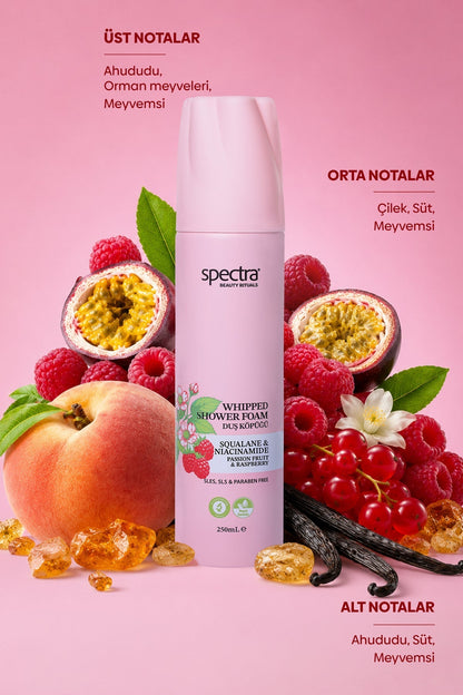 Blueberry Raspberry Fresh Mint Men 4'lü Vegan Whipped Duş Köpüğü Bakım Seti 4 x 250 ml - 5