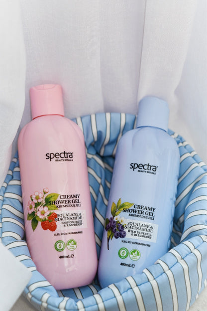 Blueberry, Raspberry & Men 3'lü Vegan Kremsi Duş Jeli Seti, SLS SLES Paraben İçermez - 5
