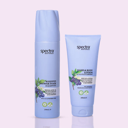 Blueberry & Wild Bluebell 2'li Vegan Set, Duş Köpüğü 250 ml + Vücut Losyonu 200 ml - 2