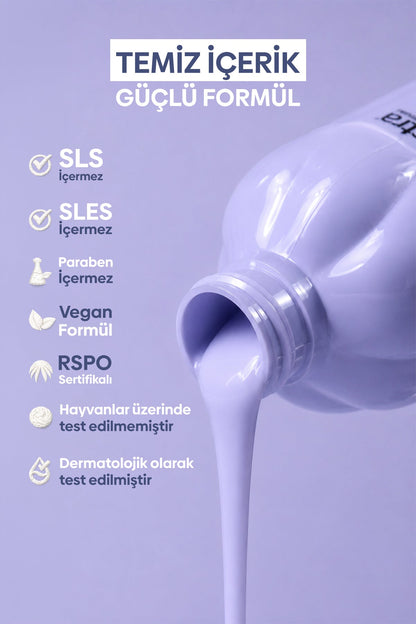 Blueberry & Wild Bluebell Vegan Kremsi Duş Jeli, Nemlendirici ve Arındırıcı 400 ml - 8
