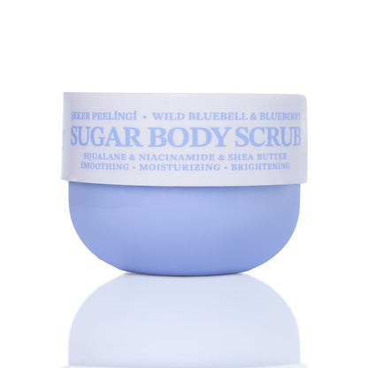 Blueberry & Wild Bluebell Vegan Şeker Peelingi, Pürüzsüzleştirici Vücut Scrub 330 gr - 1
