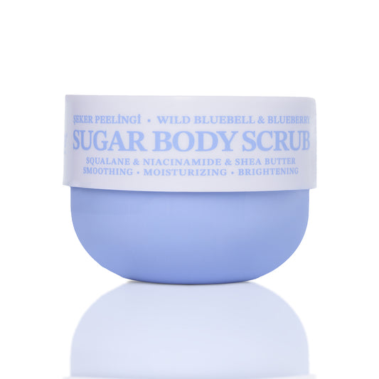 Blueberry & Wild Bluebell Vegan Şeker Peelingi, Pürüzsüzleştirici Vücut Scrub 330 gr - 1