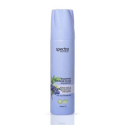 Blueberry & Wild Bluebell Vegan Whipped Duş Köpüğü, Squalane & Niacinamide 250 ml - 1