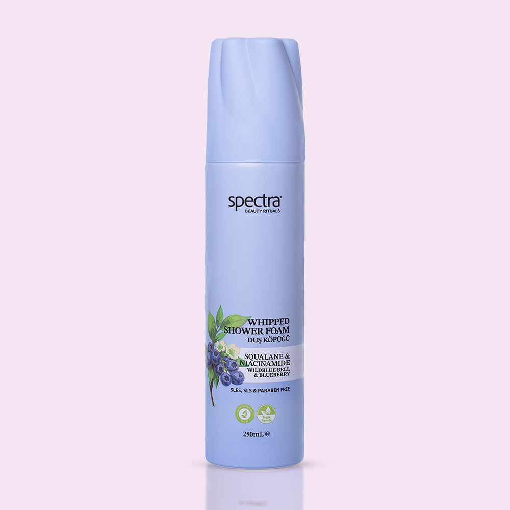 Nemlendirici ve Arındırıcı Vegan Whipped Duş Köpüğü -  Blueberry&Wild Bluebell - 250 ML