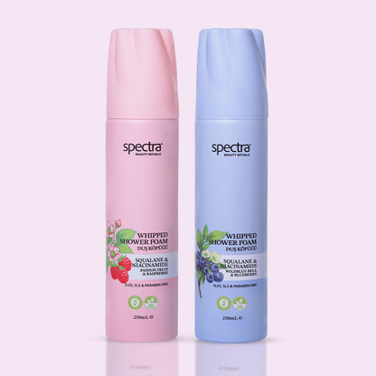 2'li Vegan Whipped Duş Köpüğü Seti -Blueberry&Raspberry-2x250 ML