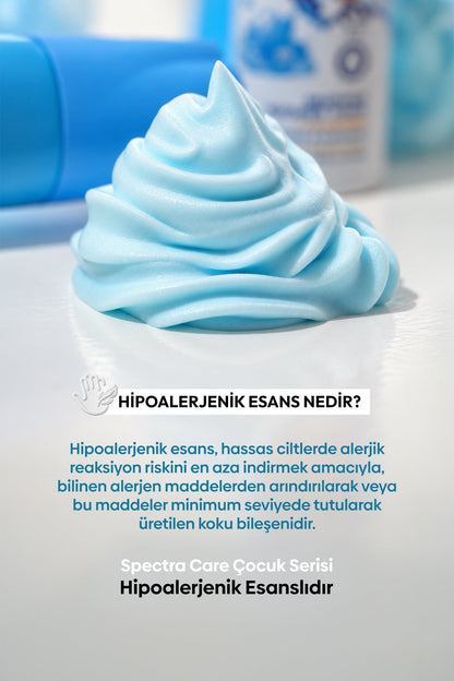 Kids Blue Bubble Gum & Strawberry Milkshake 2'li Whipped Duş Köpüğü Seti, 2 Adet 250 ml - 3