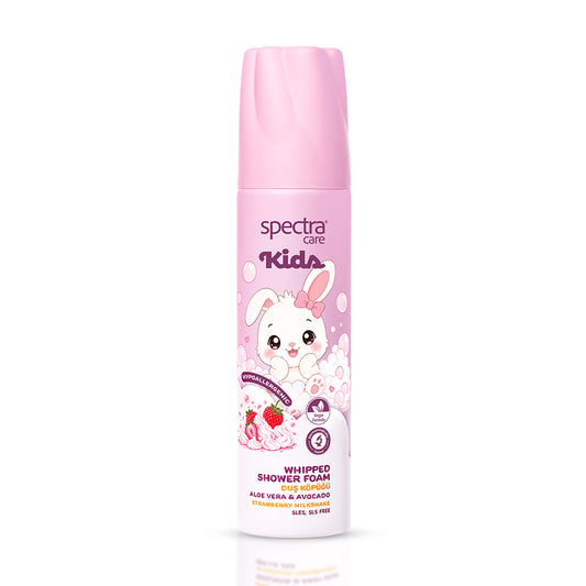 Kids Strawberry Milkshake Vegan Whipped Çocuklara Özel Duş Köpüğü, Nemlendirici 250 ml - 1