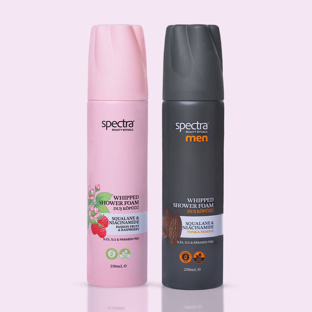 Raspberry & Men 2'li Vegan Whipped Duş Köpüğü Seti, Nemlendirici Bakım 2 Adet 250 ml - 2