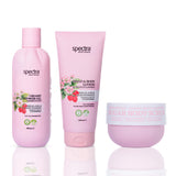 Raspberry & Passion Fruit 3'lü Vegan Set, Duş Jeli + Şeker Peelingi + Vücut Losyonu - 1
