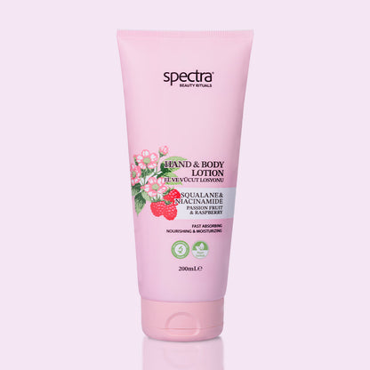 Raspberry & Passion Fruit Vegan El ve Vücut Losyonu, Hızlı Emilen Nemlendirici 200 ml - 2