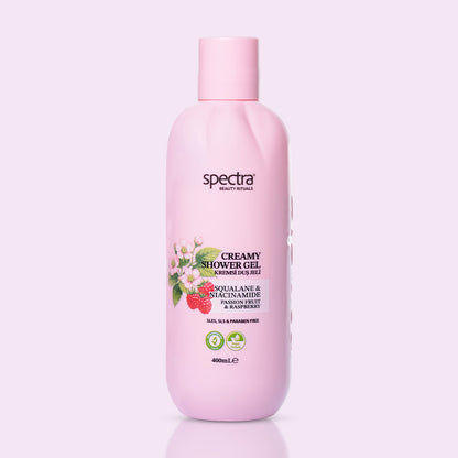 Raspberry & Passion Fruit Vegan Kremsi Duş Jeli, Nemlendirici ve Arındırıcı 400 ml - 2