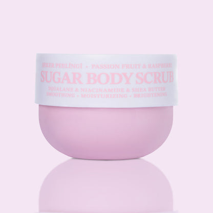 Raspberry & Passion Fruit Vegan Şeker Peelingi, Pürüzsüzleştirici Vücut Scrub 330 gr - 2