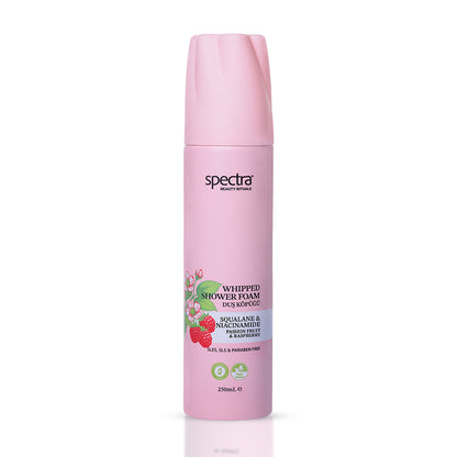 Raspberry & Passion Fruit Vegan Whipped Duş Köpüğü, Squalane & Niacinamide 250 ml - 1