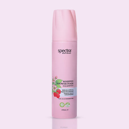 Raspberry & Passion Fruit Vegan Whipped Duş Köpüğü, Squalane & Niacinamide 250 ml - 2
