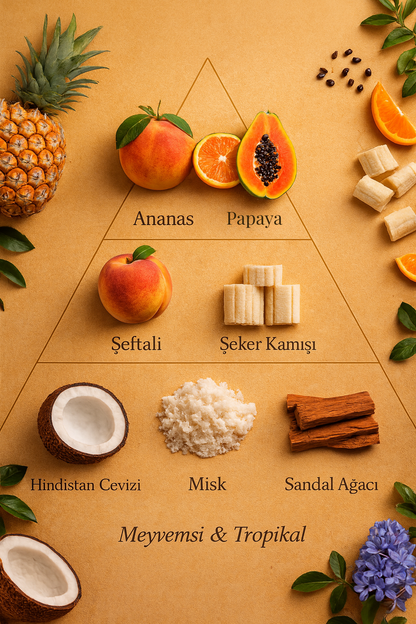 Kuru Şampuan Sarı Saçlar İçin Keratin & Provitamin B5 - ( Meyvemsi & Tropikal ) - 200 ML