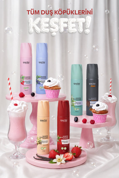 Sweet Berry Tatlı Çilek Kokulu Vegan Whipped Duş Köpüğü, Squalane & Niacinamide 250 ml - 10